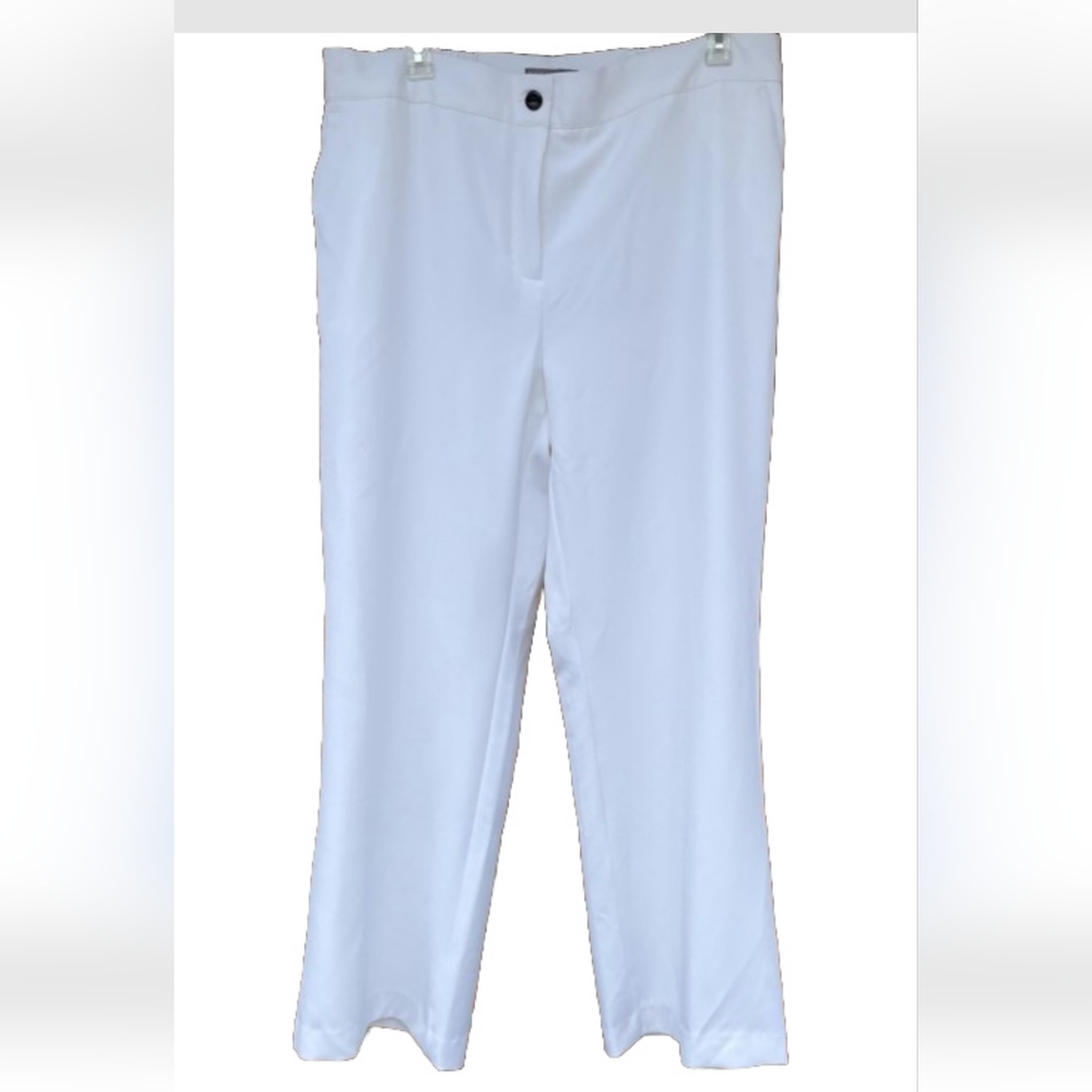Nwot Jessica London white lined flare pants 16w